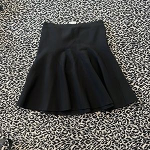 BCBG comfy black flare skirt